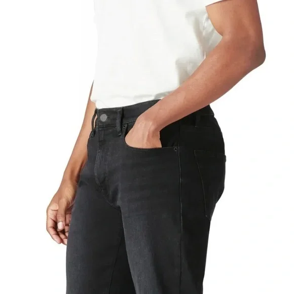 Lucky Brand Men’s 410 Stretch Jeans - Athletic Straight Fit-NEW- 40x32- BLACK - Picture 4 of 5